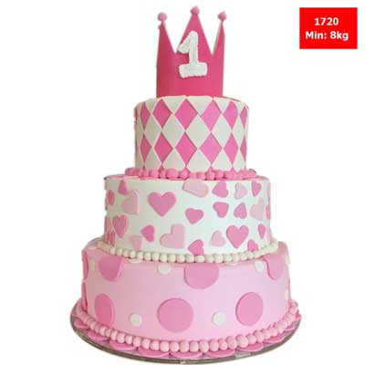 "Fondant Cake - code1720 - Click here to View more details about this Product